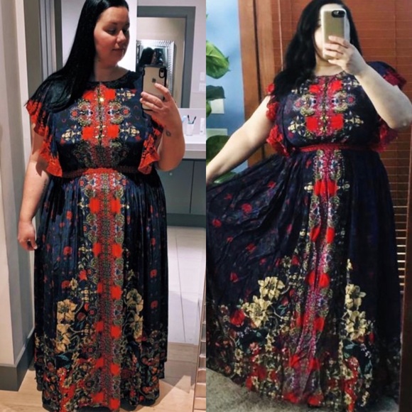 Anthropologie Elaine Ruffled Maxi Dress - Picture 6 of 11